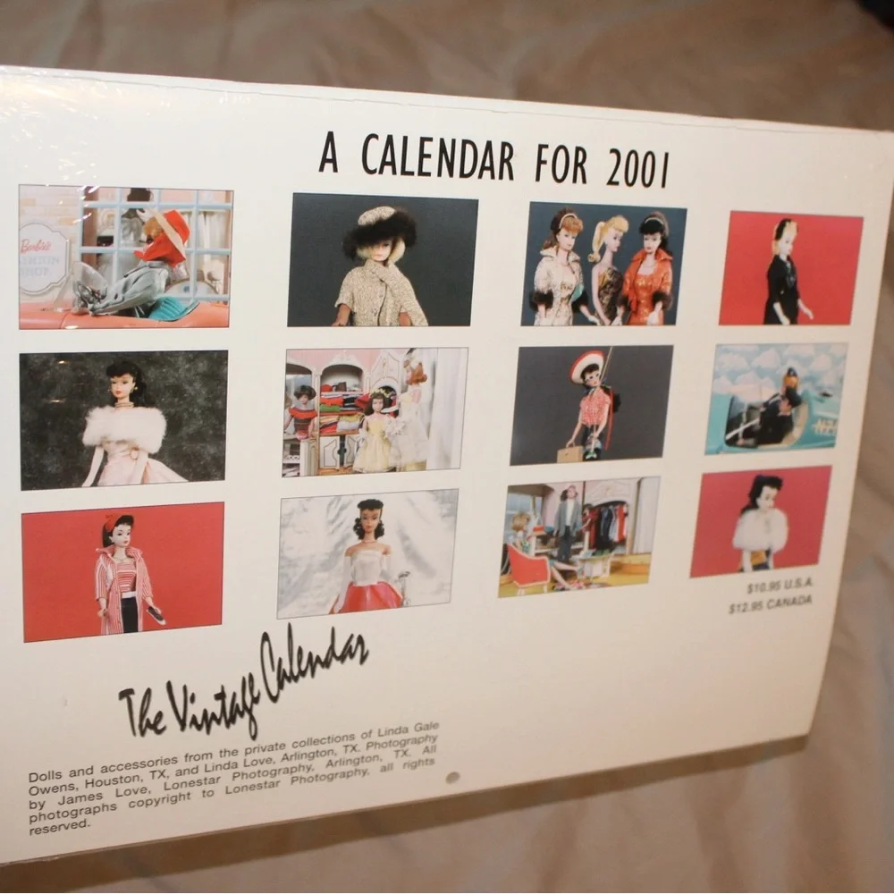 Vintage Barbie Calendar